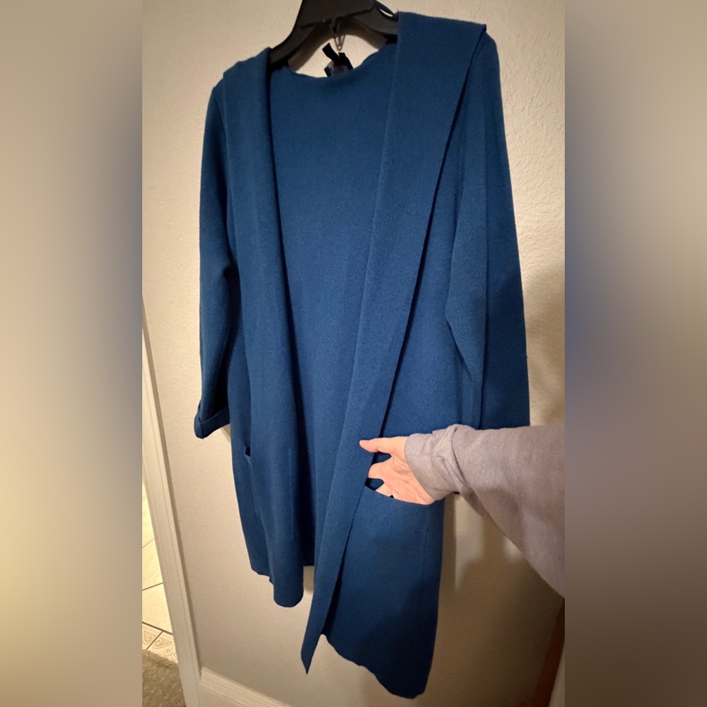 MARBLE Deep Blue Trench Coat